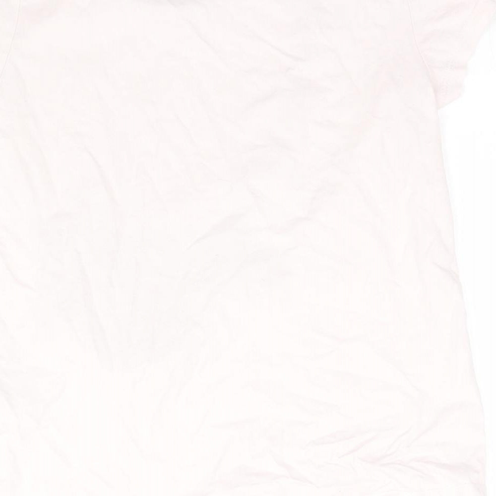H&M Girls Pink   Basic T-Shirt Size 9-10 Years  - Love heart cat handbag
