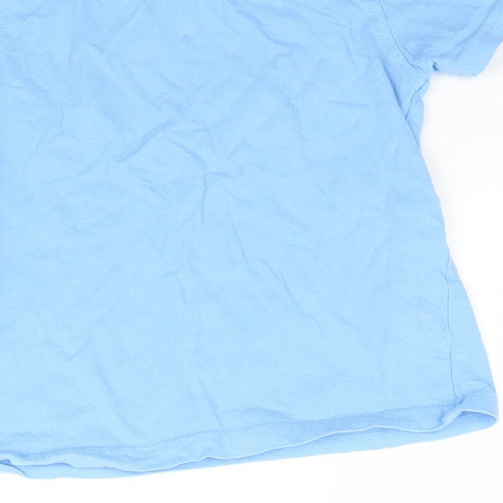 George Boys Blue   Basic T-Shirt Size 3-4 Years  - Shark