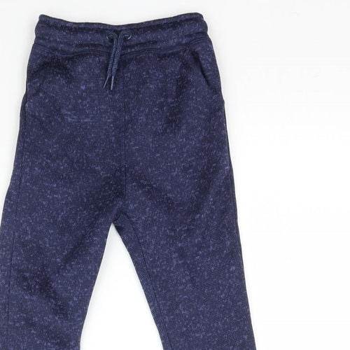 TU Boys Blue  Knit Jogger Trousers Size 3-4 Years
