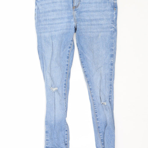 River Island Girls Blue  Denim Skinny Jeans Size 9 Months