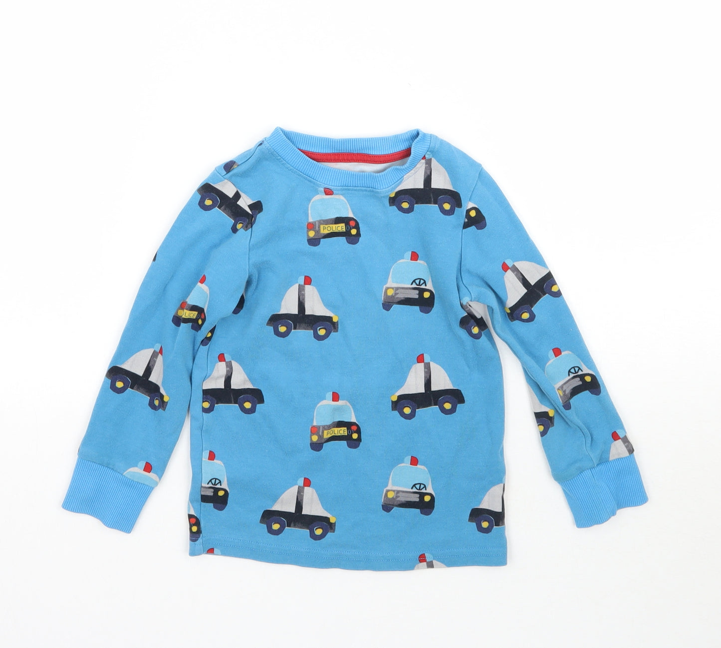 NEXT Boys Blue    Pyjama Top Size 2-3 Years  - Police Car