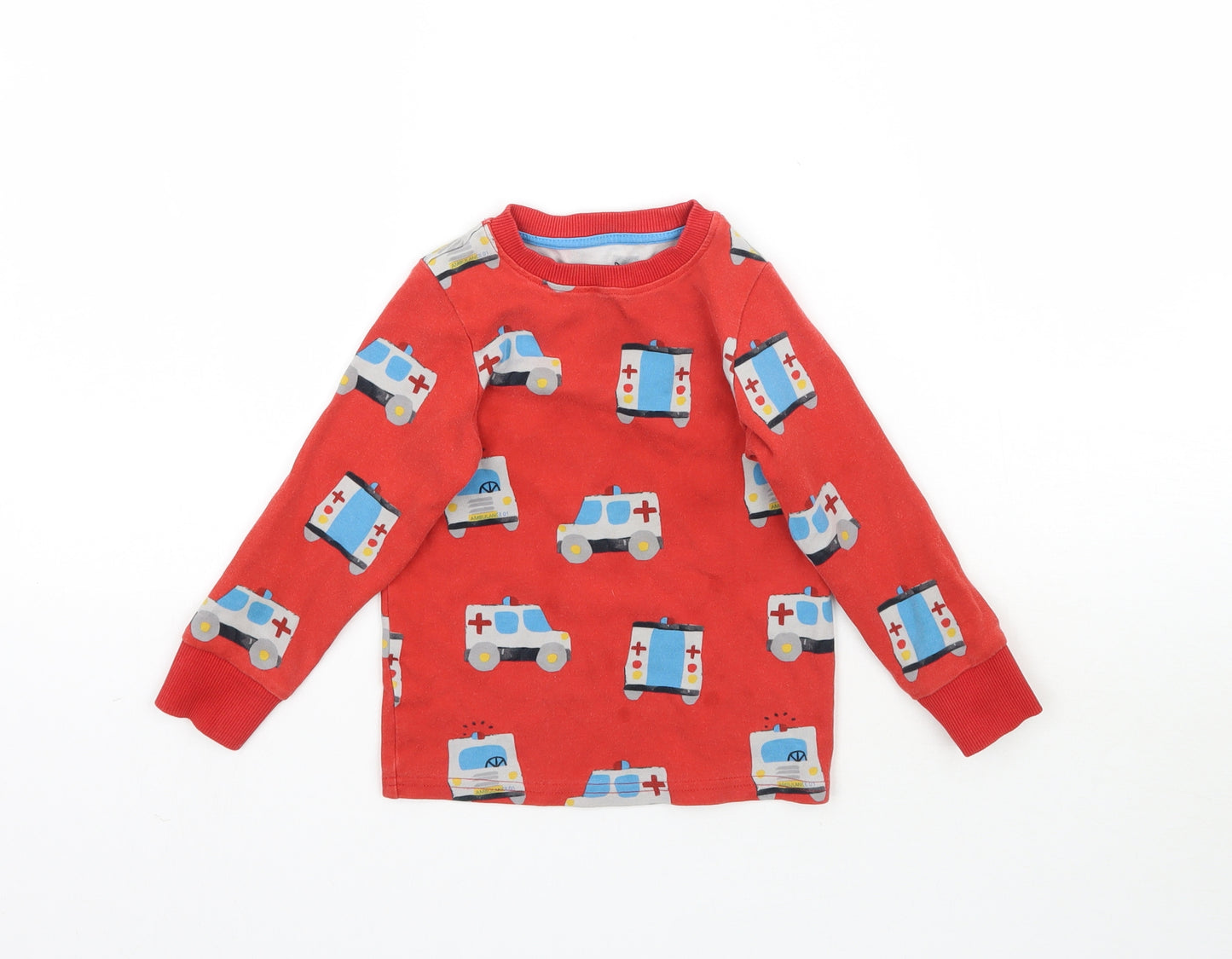 NEXT Boys Red   Basic T-Shirt Size 2-3 Years  - Ambulance Doctor