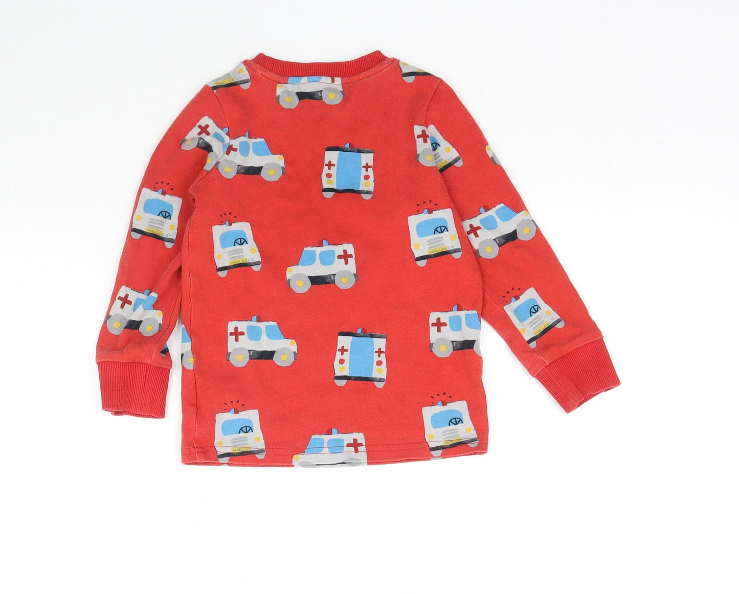 NEXT Boys Red   Basic T-Shirt Size 2-3 Years  - Ambulance Doctor