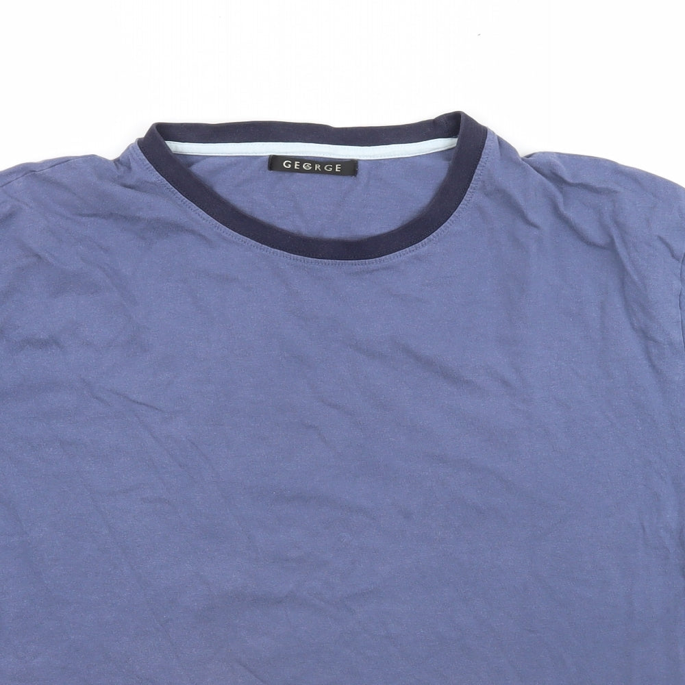 George Mens Blue    T-Shirt Size L