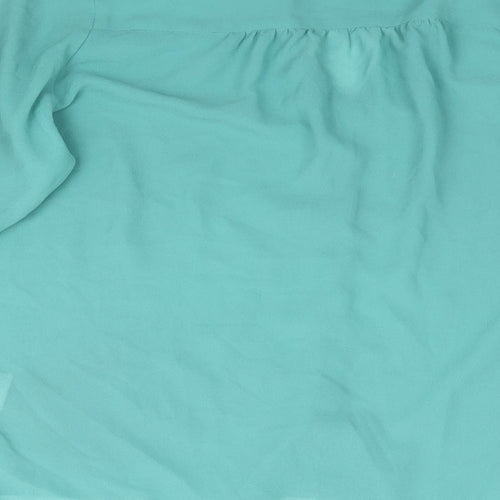 H&M Womens Green   Basic Blouse Size 8