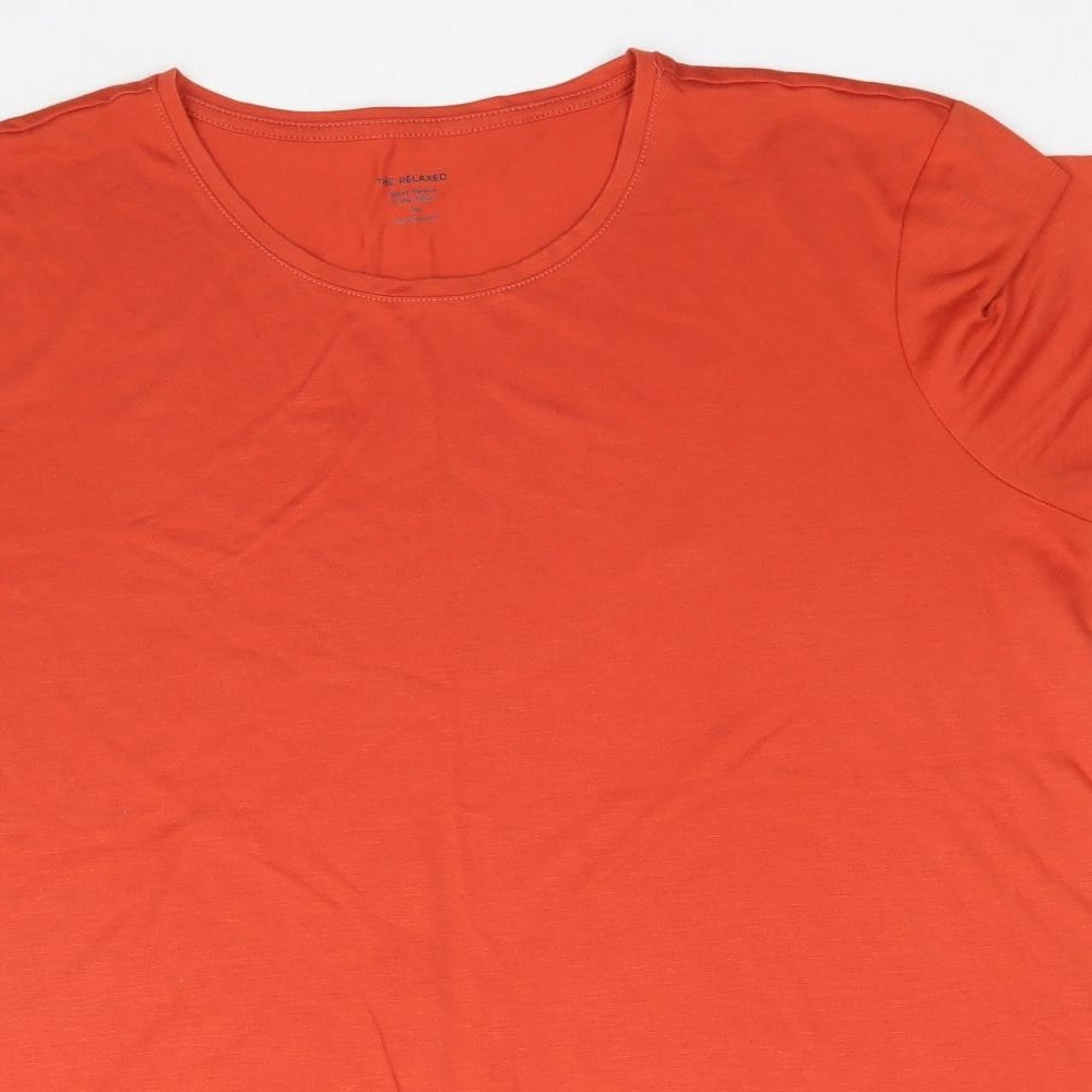 Marks and Spencer Womens Orange   Basic T-Shirt Size 16