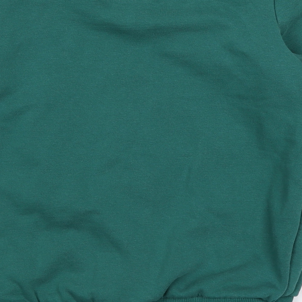 TU Boys Green   Pullover Sweatshirt Size 10 Years  - Christmas Jumper Reindeer