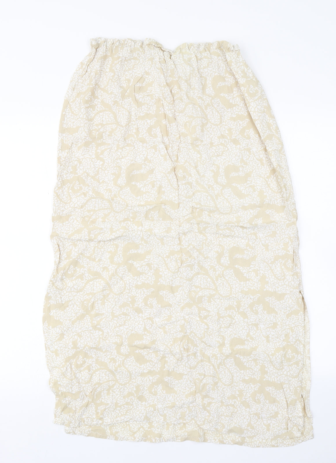 Offshoot Womens Beige Paisley  A-Line Skirt Size S