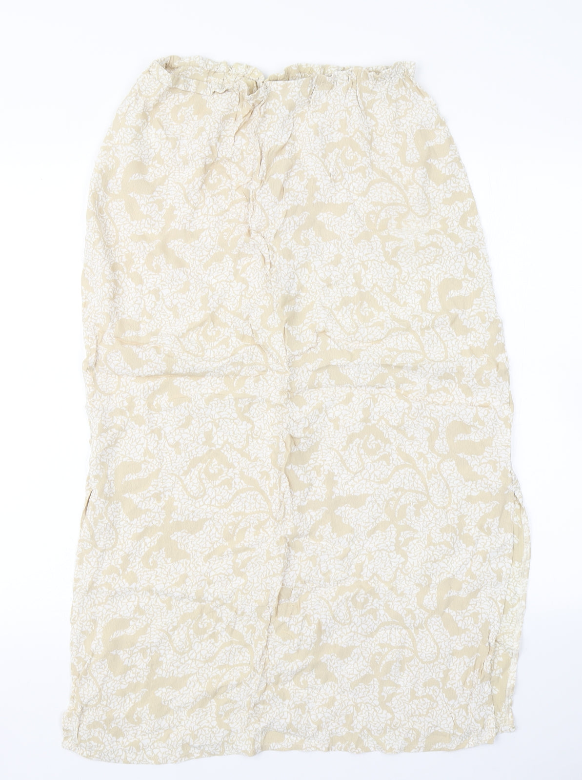 Offshoot Womens Beige Paisley  A-Line Skirt Size S