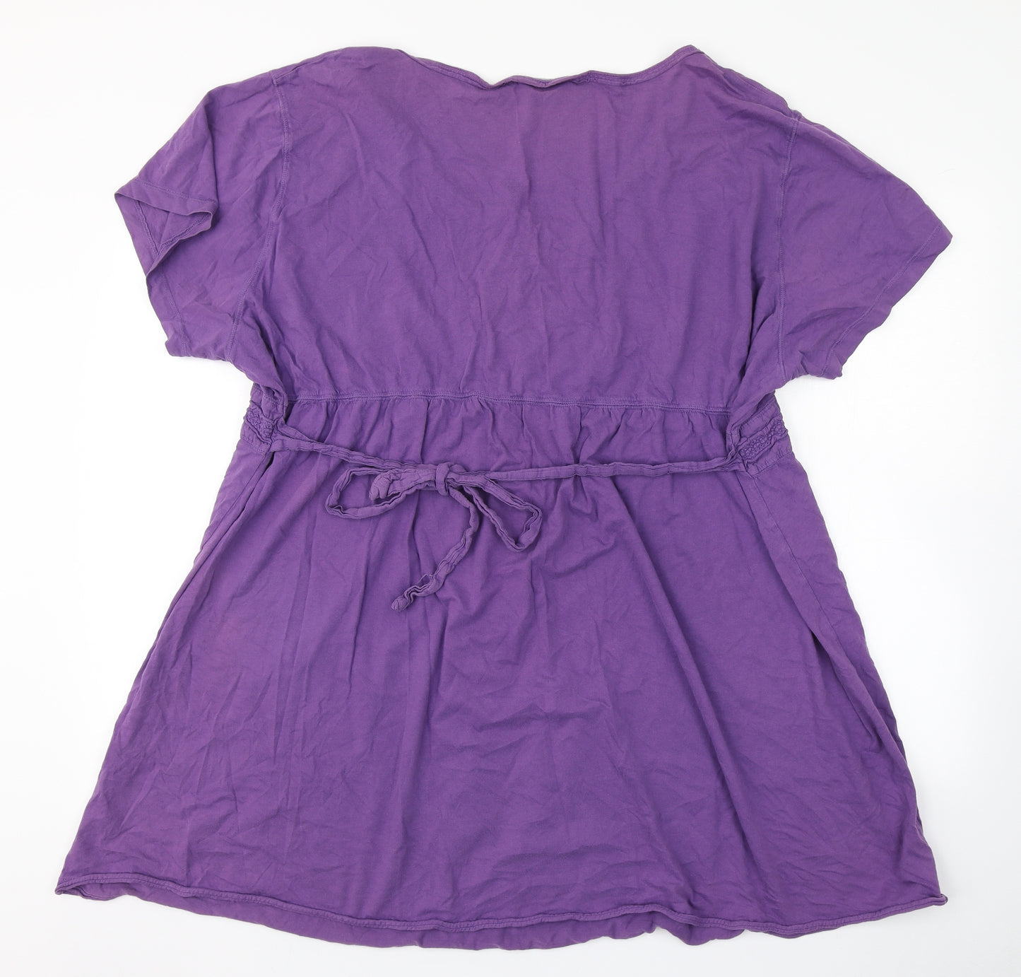Yours Womens Purple   Basic T-Shirt Size 30