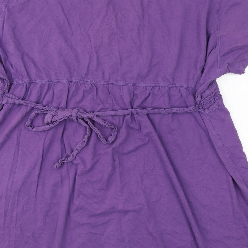 Yours Womens Purple   Basic T-Shirt Size 30