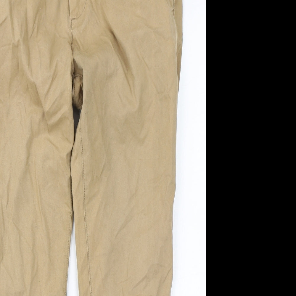 Peacocks Mens Brown   Chino Trousers Size 34 in L27 in