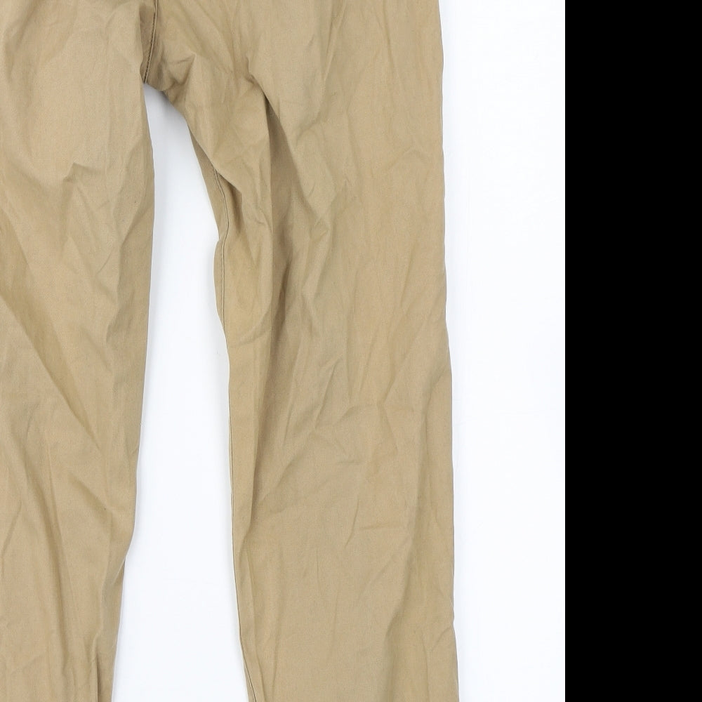 Peacocks Mens Brown   Chino Trousers Size 34 in L27 in