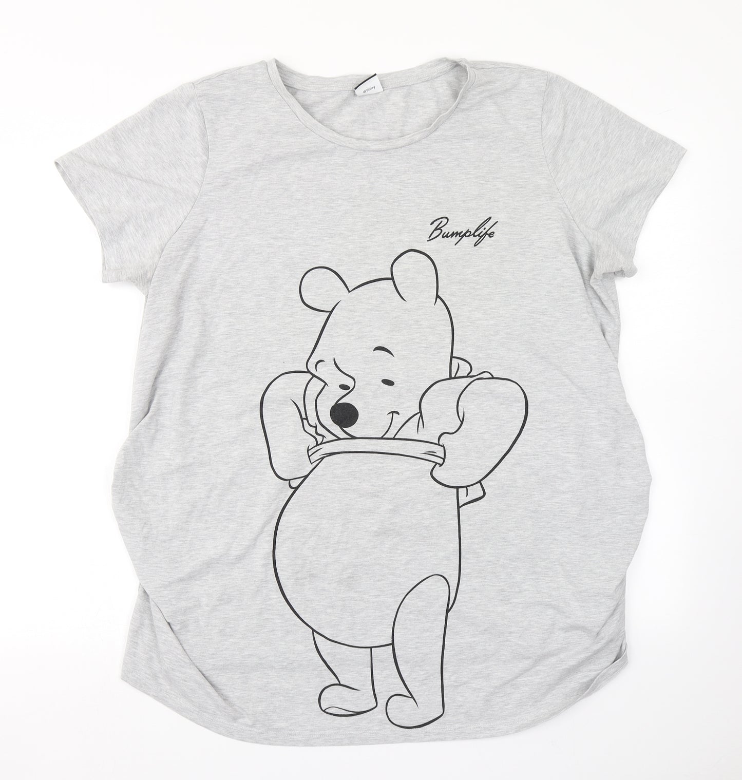 George Womens Grey   Basic T-Shirt Size 20  - Winnie the Pooh