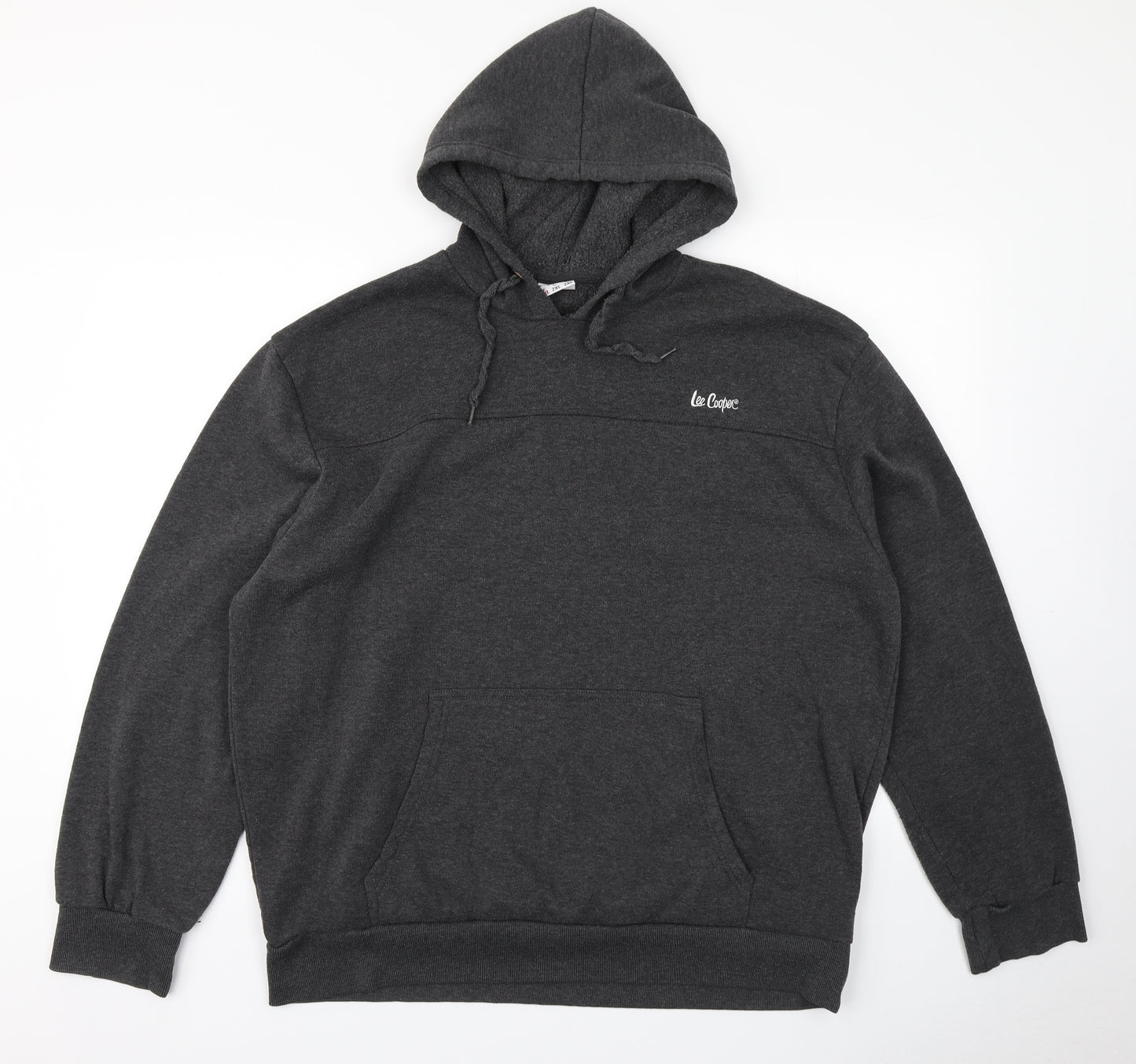 Lee Cooper Mens Grey   Pullover Hoodie Size 2XL