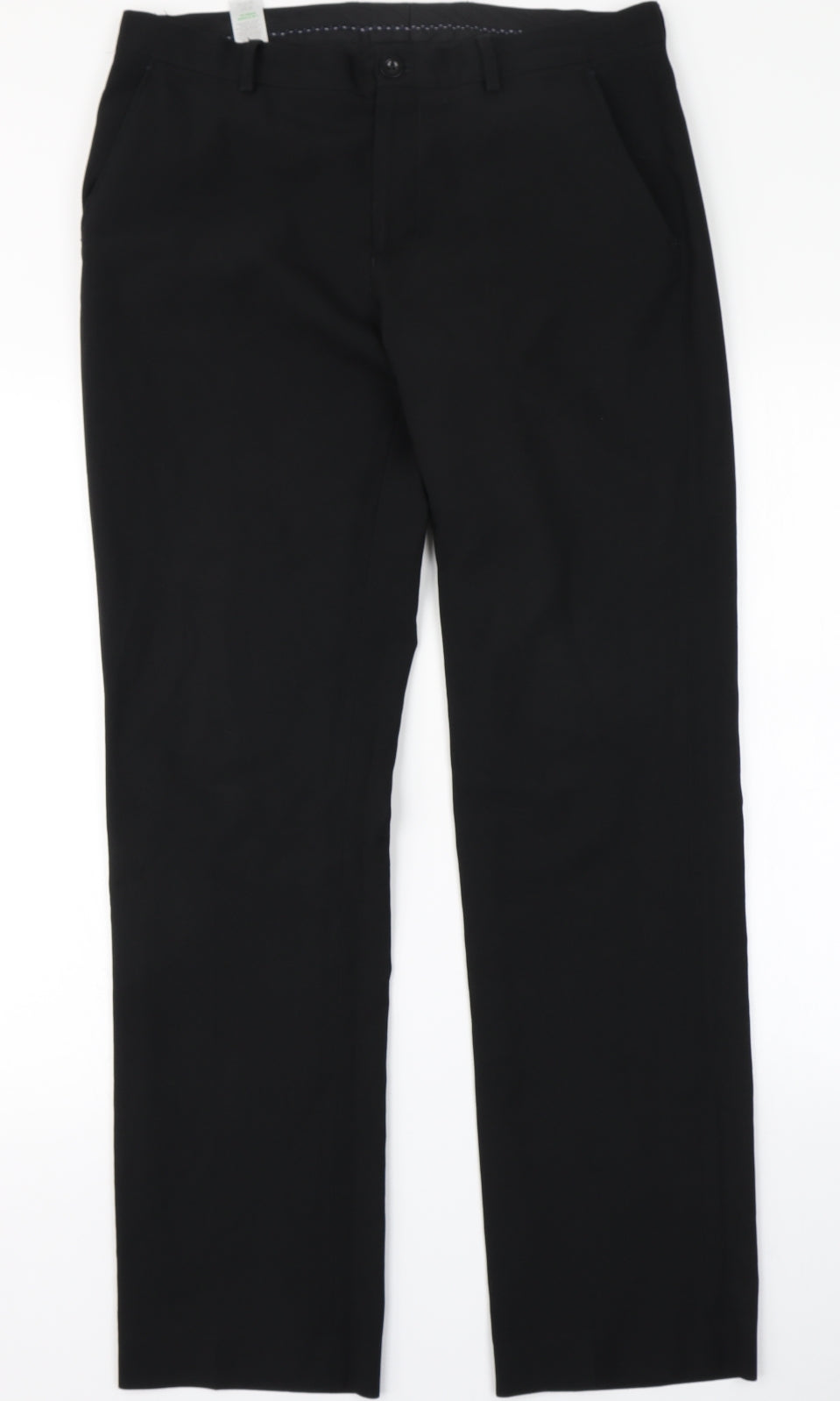 Papaya Mens Black   Dress Pants Trousers Size 32 in L33 in