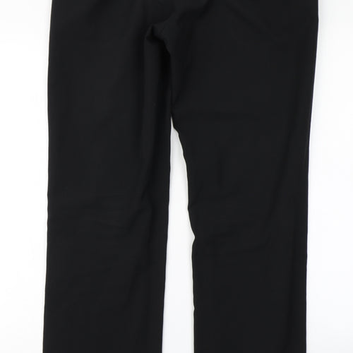 Papaya Mens Black   Dress Pants Trousers Size 32 in L33 in