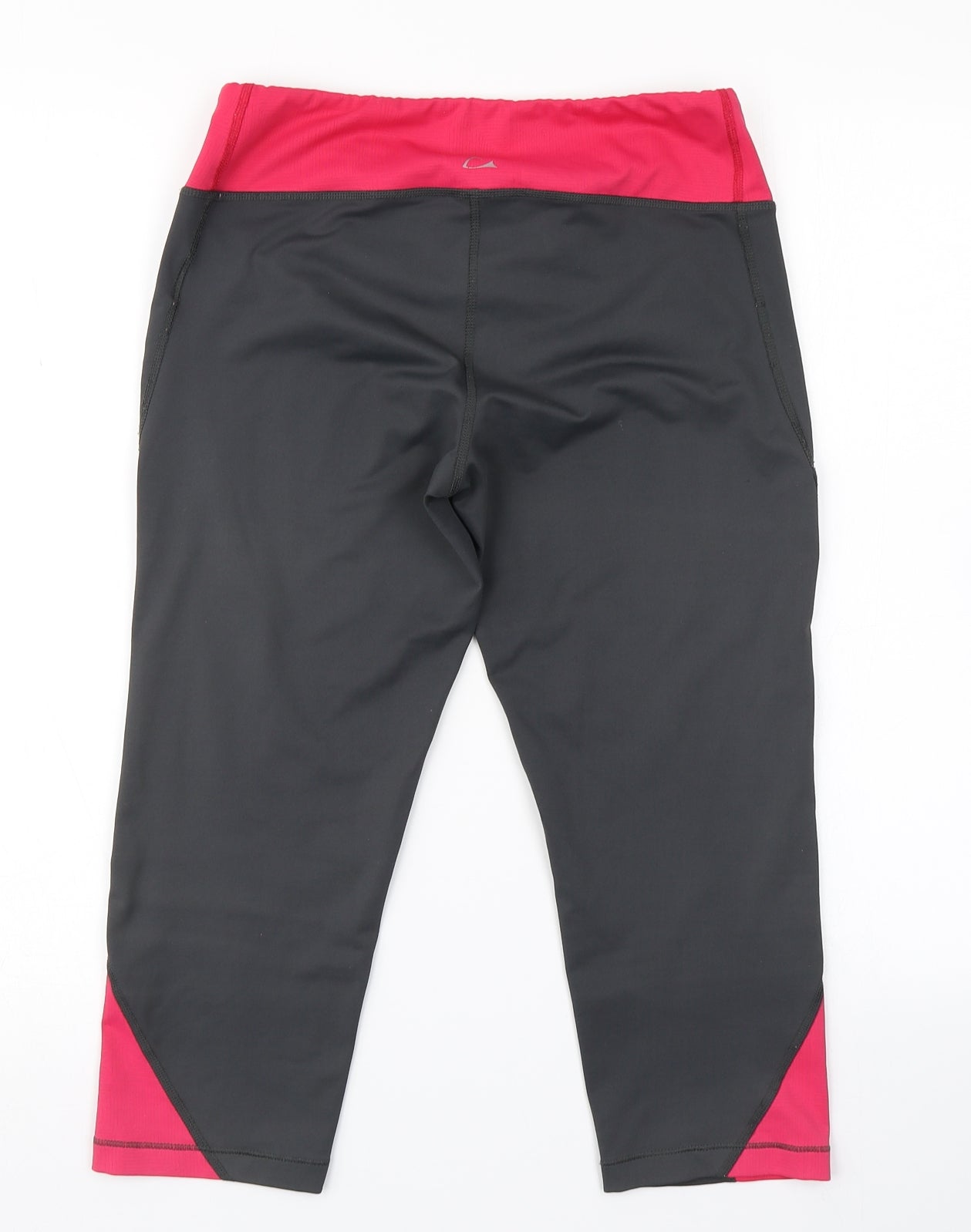 Laikus Womens Grey Colourblock  Compression Shorts Size S