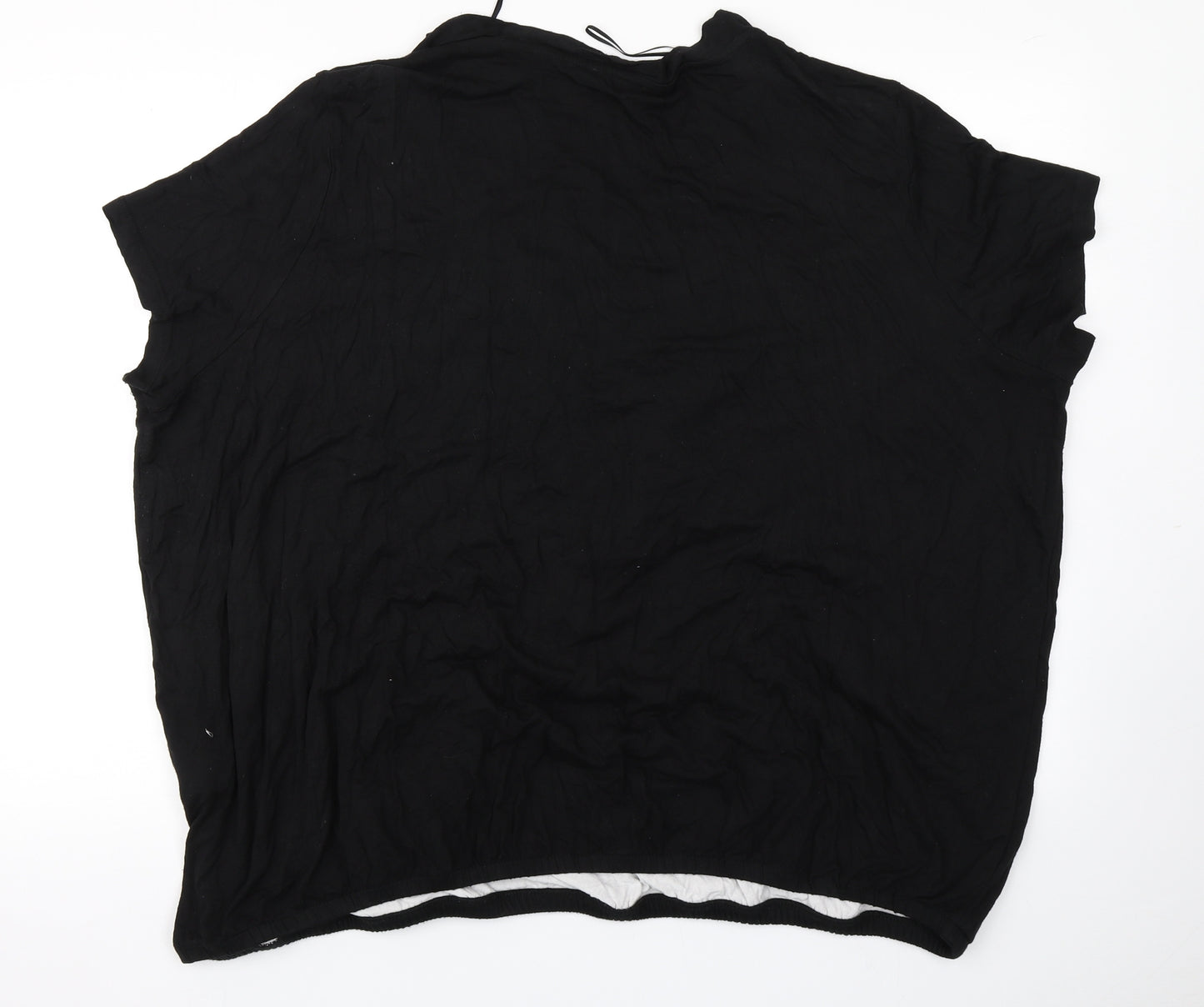 bpc Womens Black   Basic T-Shirt Size 3XL