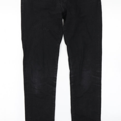 &Denim Mens Black  Denim Skinny Jeans Size 30 in L32 in