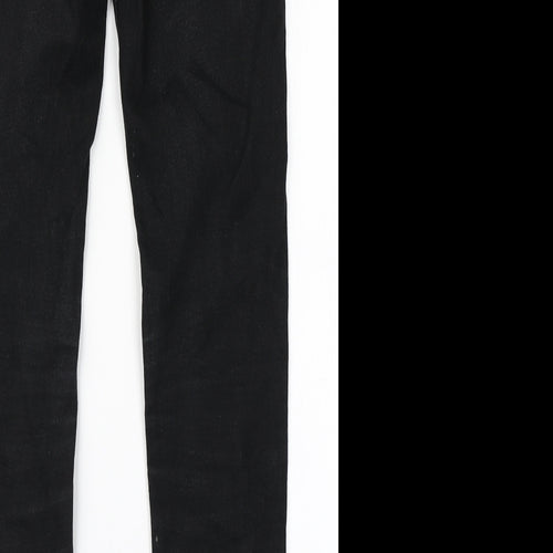 &Denim Mens Black  Denim Skinny Jeans Size 30 in L32 in