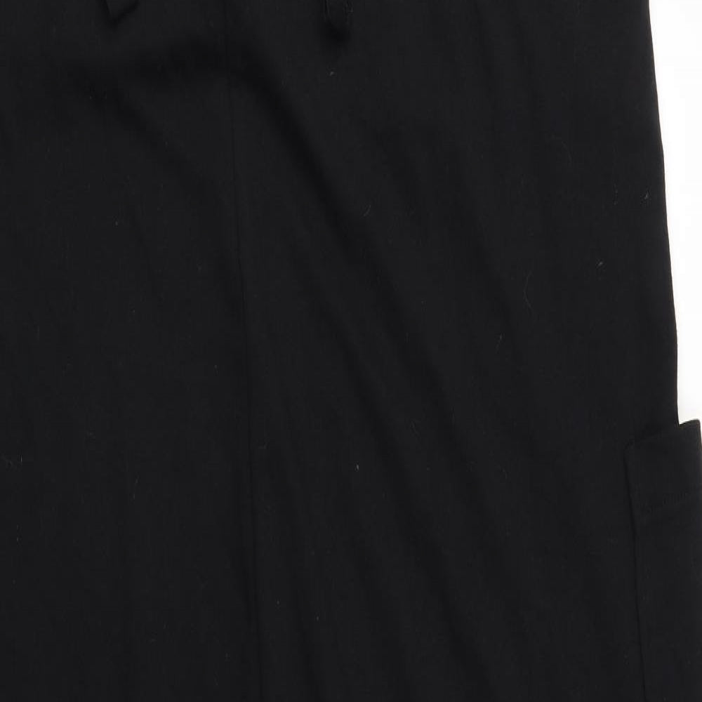TU Womens Black   Dungaree One-Piece Size 20 L24 in