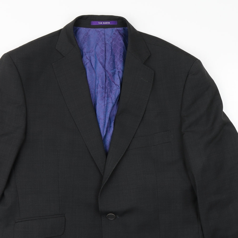 Ted Baker Mens Black   Jacket Blazer Size 40