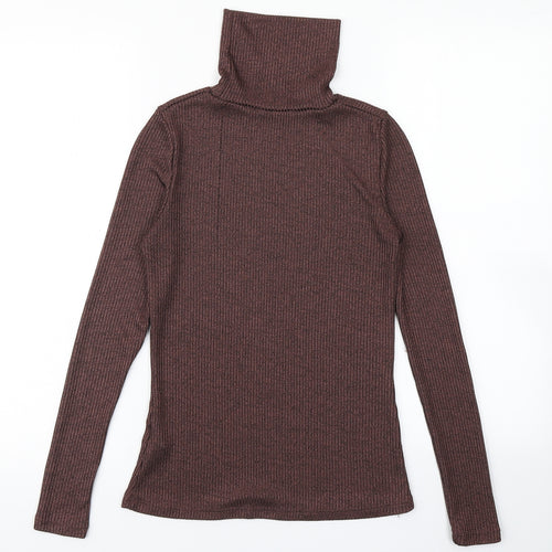 New Look Womens Brown  Knit Pullover Jumper Size 8