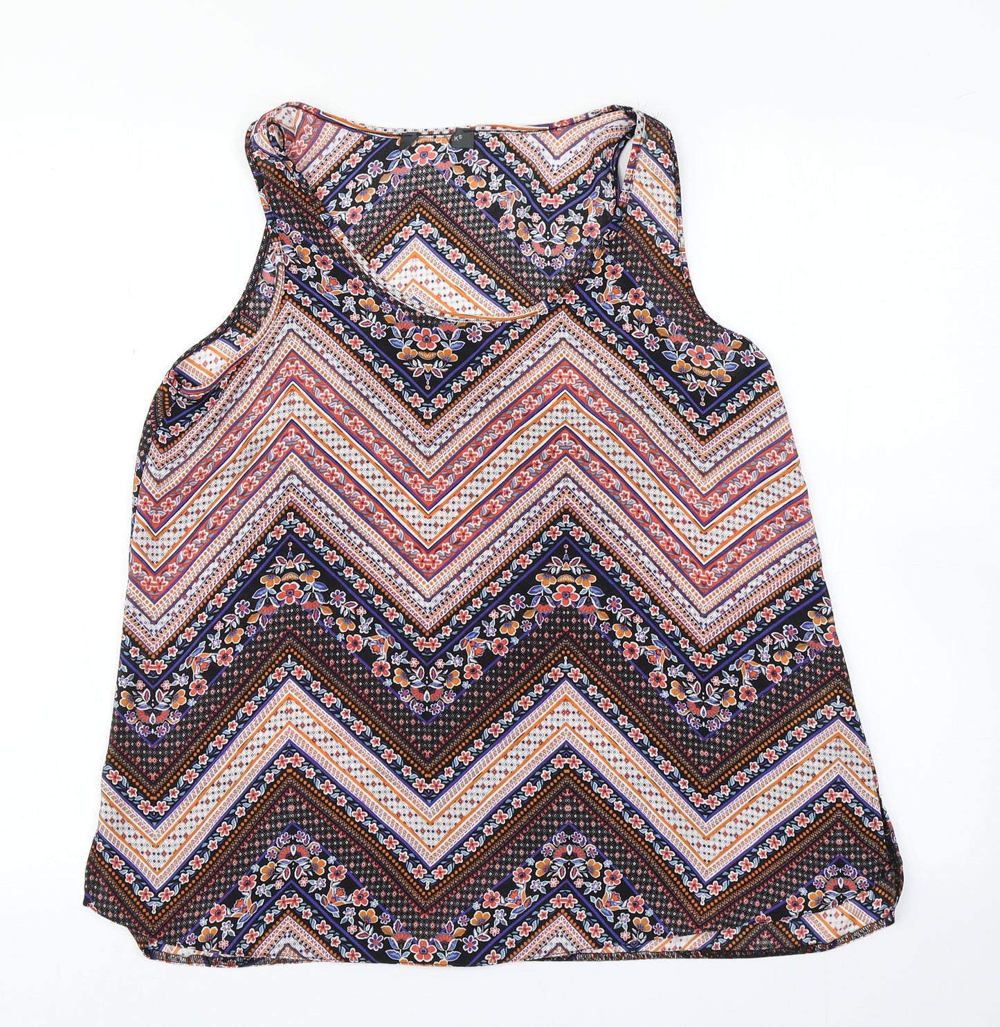 Primark Womens Blue Floral  Basic Blouse Size 12