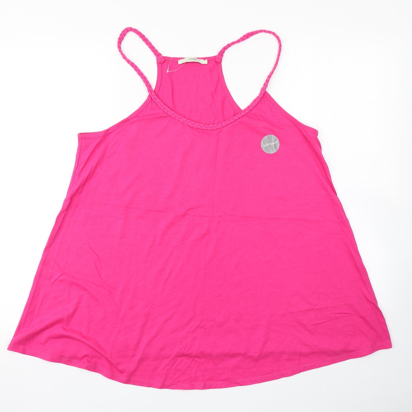 George Womens Pink   Camisole T-Shirt Size 16  - Soft Touch