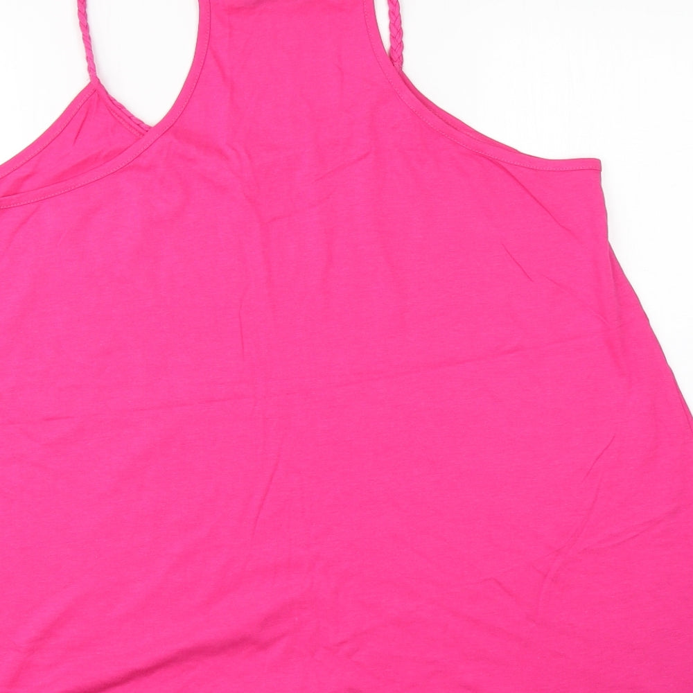 George Womens Pink   Camisole T-Shirt Size 16  - Soft Touch