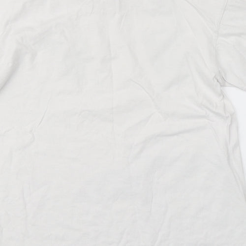 Planet 2000 Boys White   Basic T-Shirt Size 14 Years