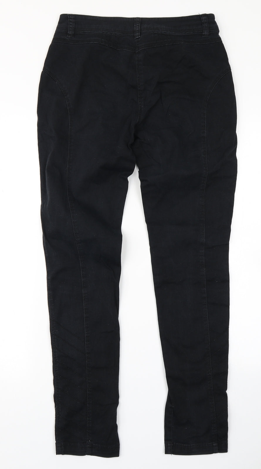 F&F Womens Black  Denim Skinny Jeans Size 10 L29 in