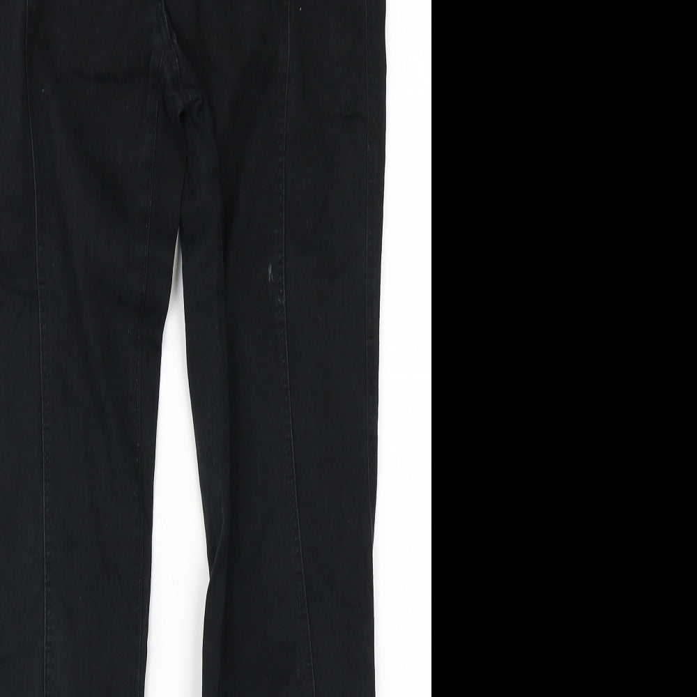 F&F Womens Black  Denim Skinny Jeans Size 10 L29 in