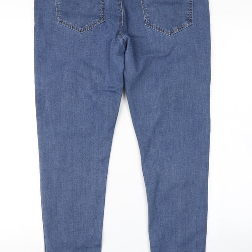Quiz Womens Blue  Denim Skinny Jeans Size 34 in L27 in