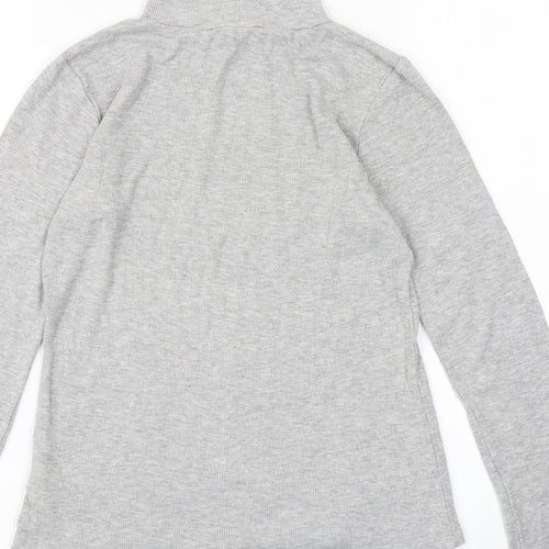 M&S Girls Grey   Basic T-Shirt Size 11-12 Years