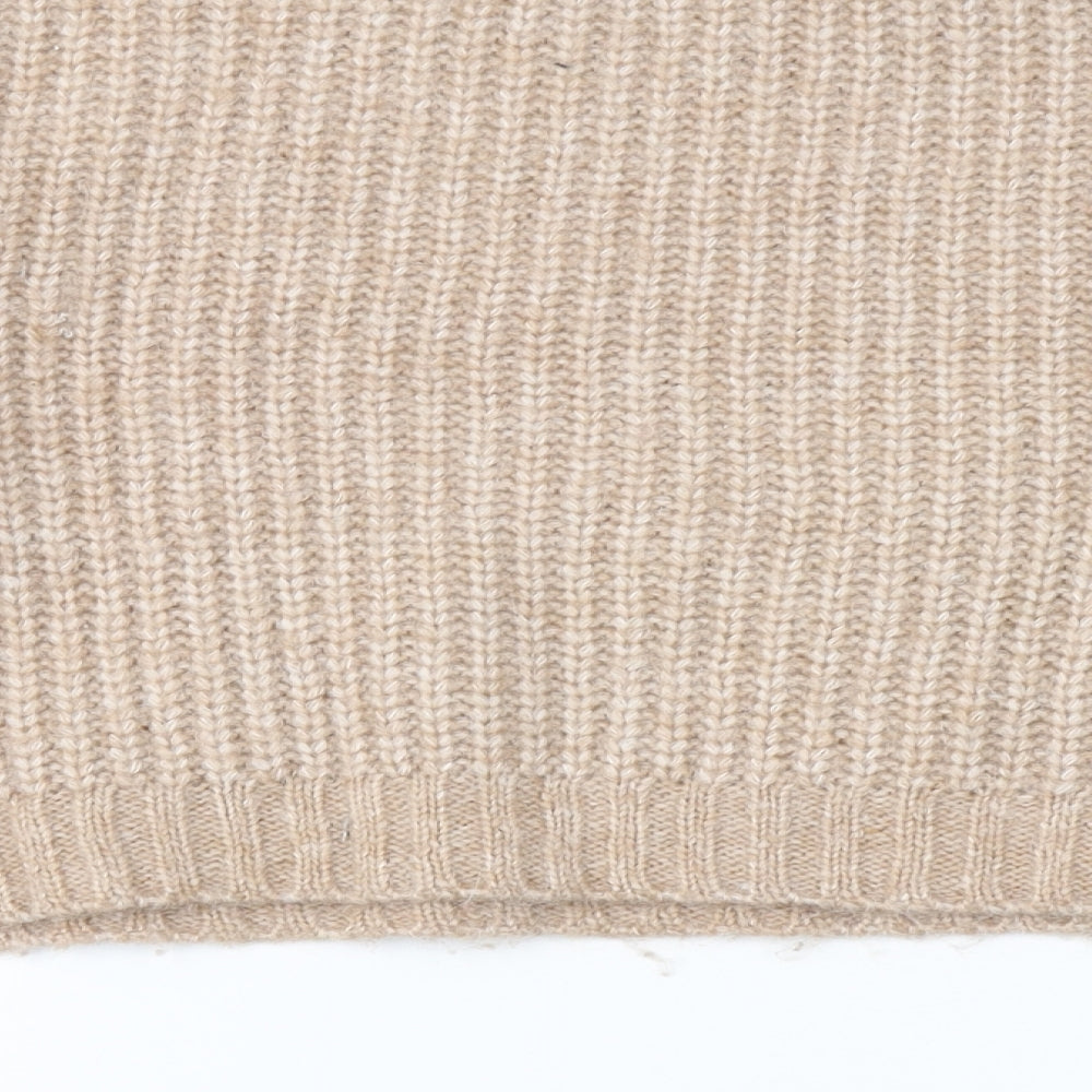 915 Generation Girls Brown  Knit Pullover Jumper Size 12-13 Years  - Cropped