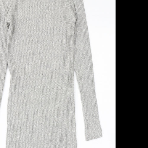 Primark Womens Grey  Knit Bodycon  Size 12