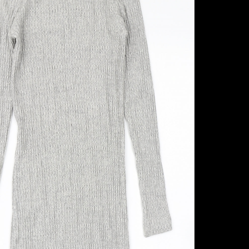 Primark Womens Grey  Knit Bodycon  Size 12
