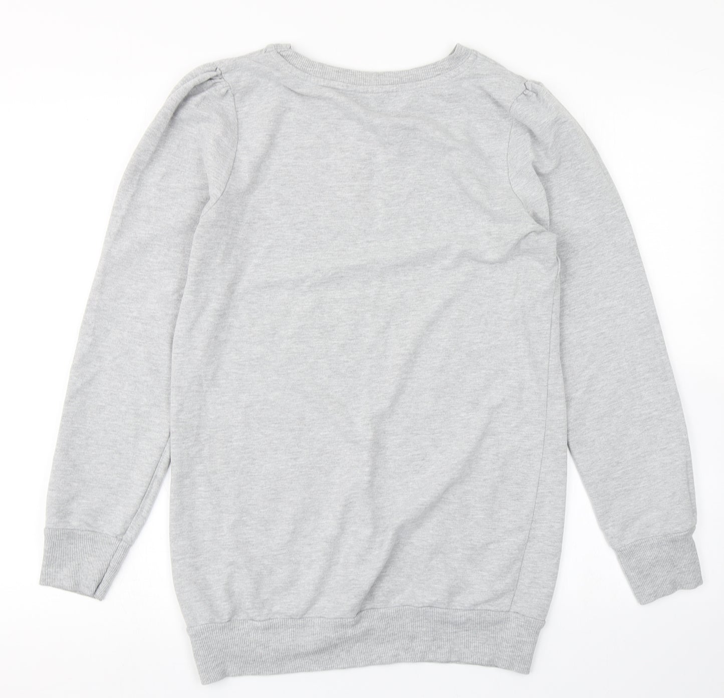 Denim CO Womens Grey   Pullover Sweatshirt Size 10  - Longline