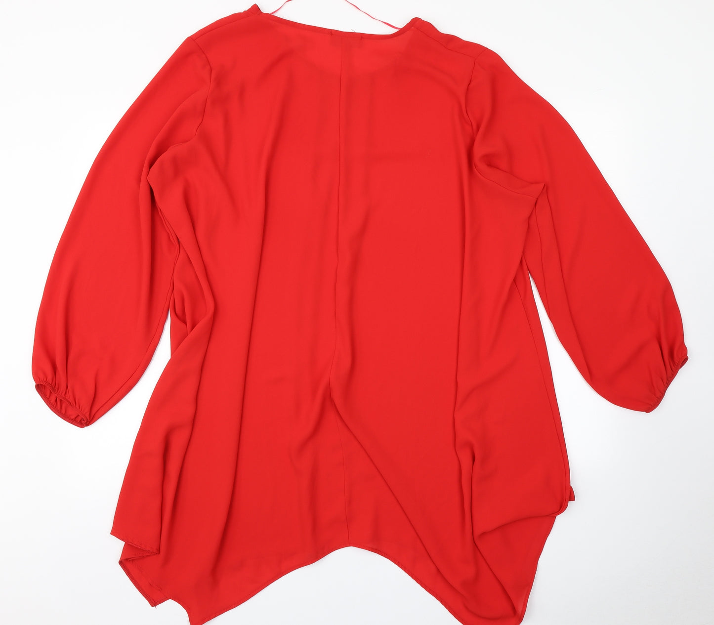 gemma collins Womens Red   Basic Blouse Size 22  - Longline