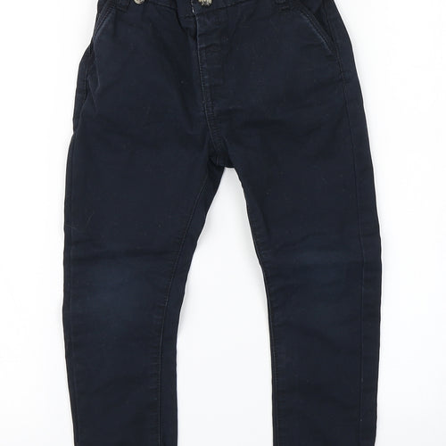 Matalan Girls Blue   Chino Trousers Size 2-3 Years