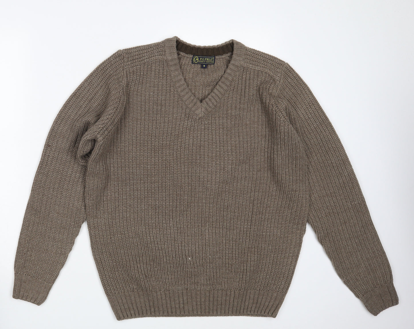 P.G.Field  Mens Beige   Pullover Jumper Size S