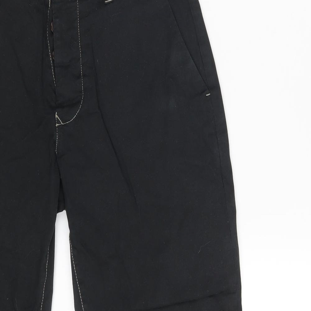 NEXT Mens Black  Denim Chino Trousers Size 30 in L30 in