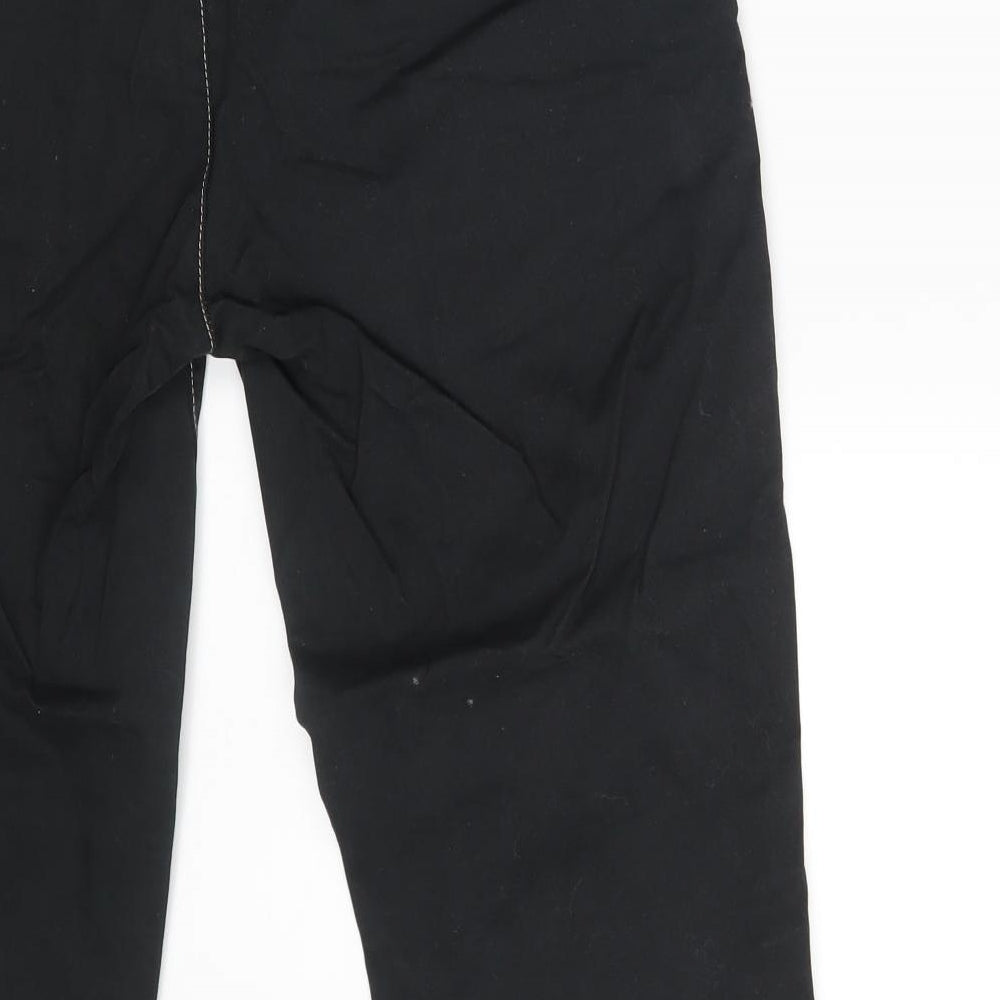 NEXT Mens Black  Denim Chino Trousers Size 30 in L30 in