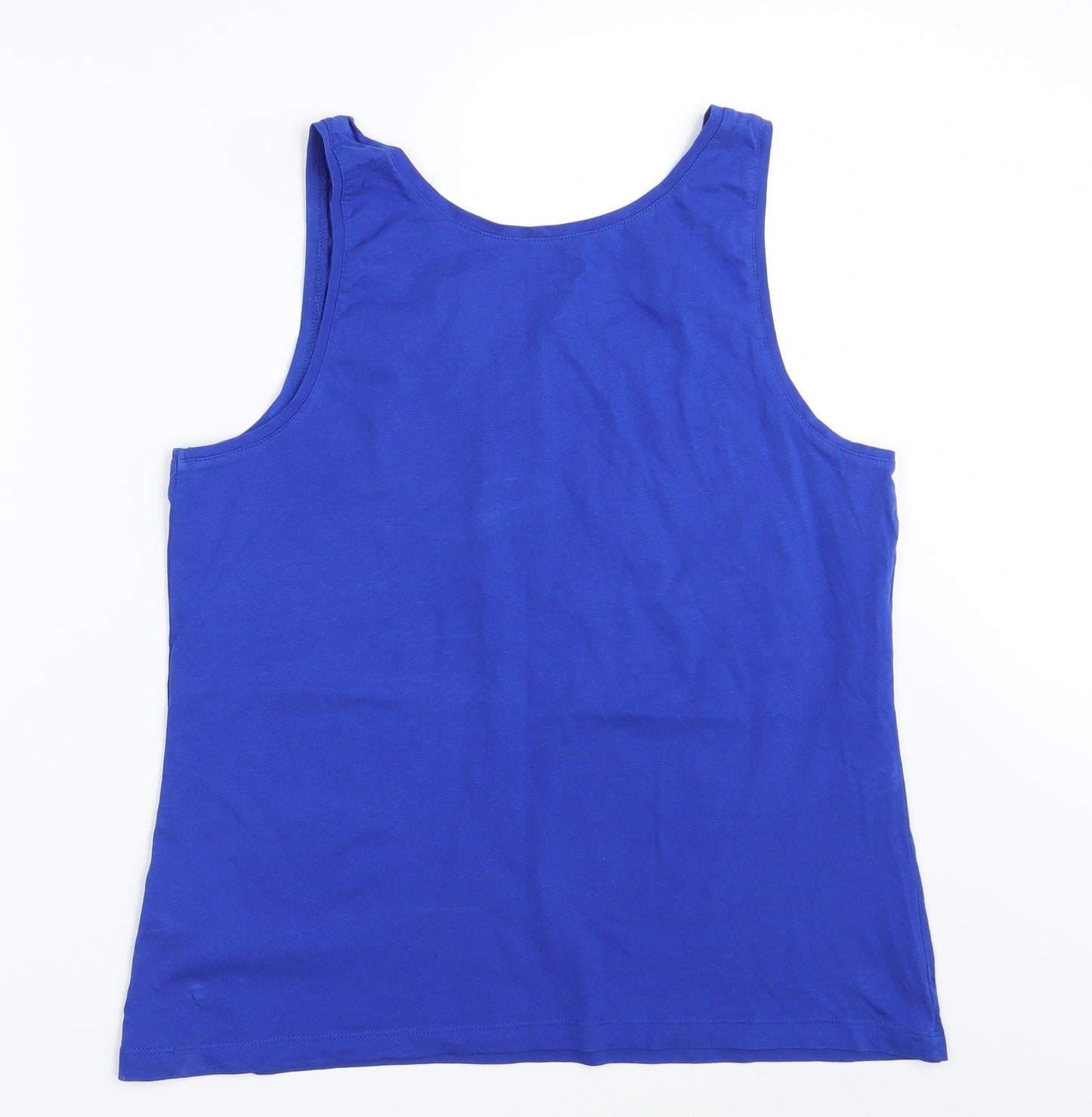 C&A Mens Blue   Basic Tank Size L