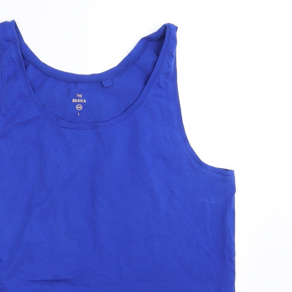 C&A Mens Blue   Basic Tank Size L