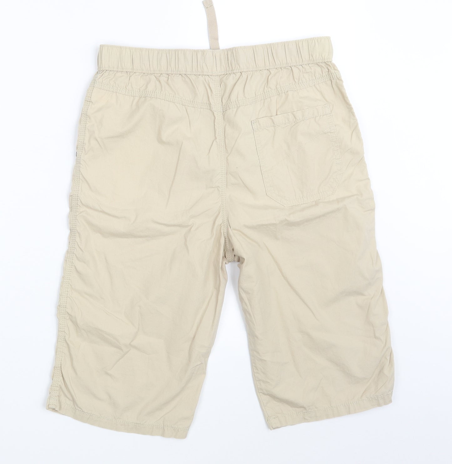 M&S Boys Beige   Sweat Shorts Size 12 Years