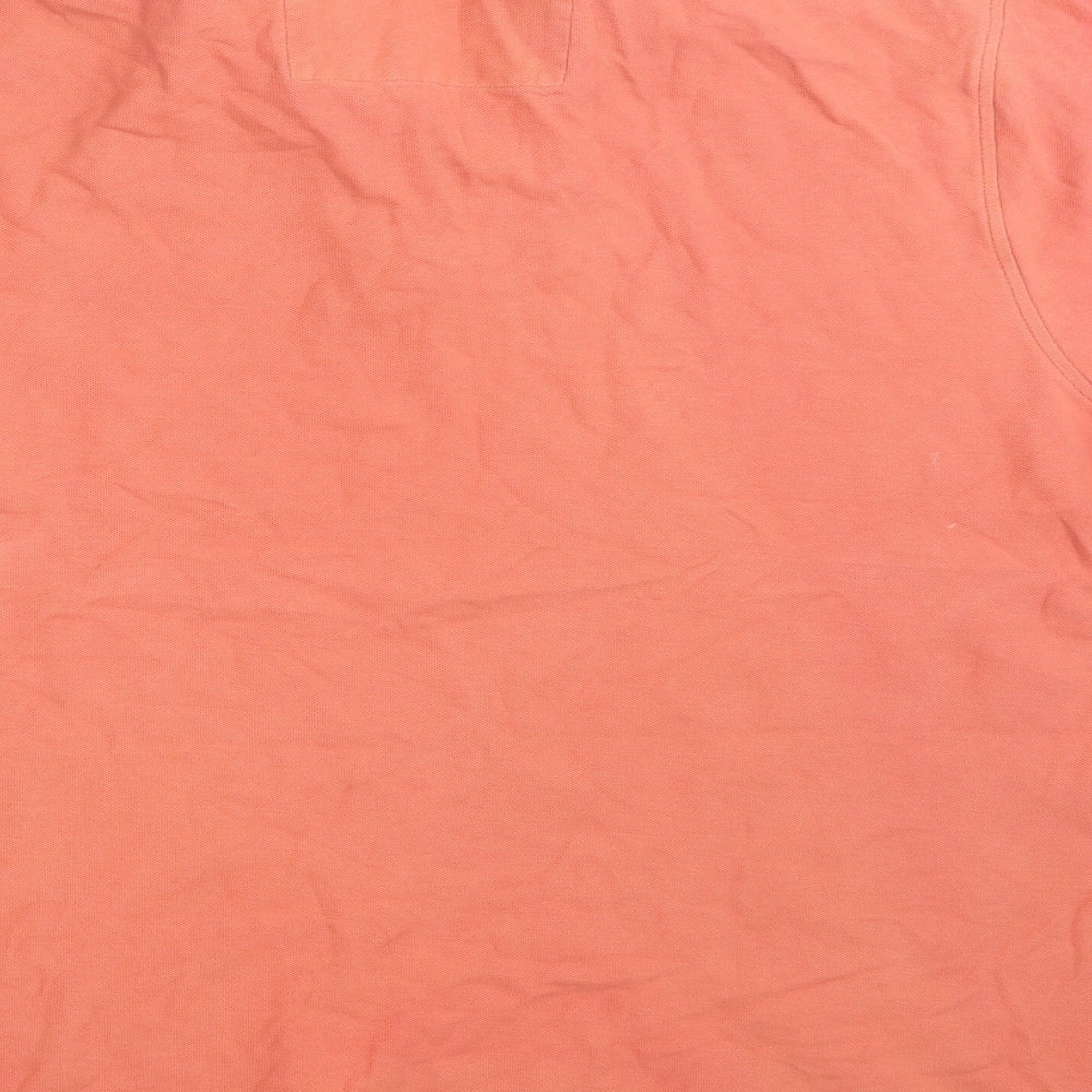 M&S Mens Orange    Polo Size 2XL
