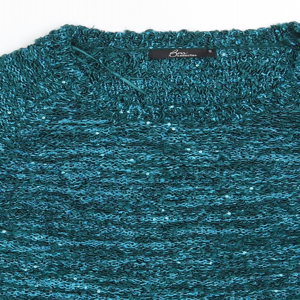 BM Womens Green   Pullover Jumper Size S